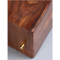 УЦЕНКА Подставка под благовония в форме пирамиды «Джали», 9×9×15.5 см, дерево шишам