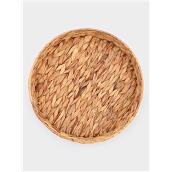 Корзинка для подачи Доляна «Камыш», d=32 см, из соломы