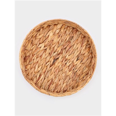 Корзинка для подачи Доляна «Камыш», d=32 см, из соломы