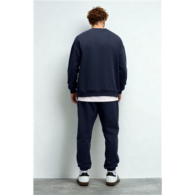 Мужской костюм оверсайз из футера трехнитки Happyfox