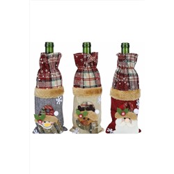 61121 Новогодний чехол на бутылку НАТАЛИ, 1205492