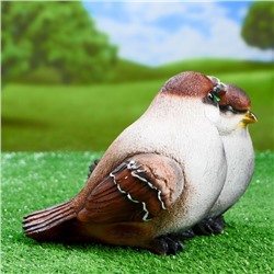 Садовая фигура из полистоуна «Воробьи», 24×21×17 см