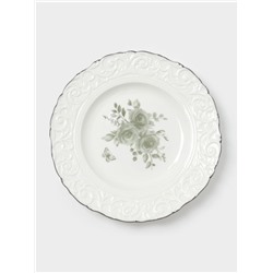 Тарелка десертная WY Floral Laceware, d=20 см, фарфор, белая