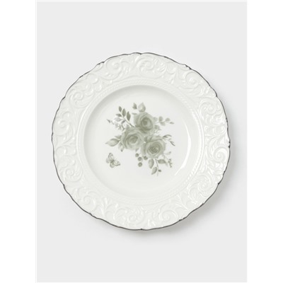 Тарелка десертная WY Floral Laceware, d=20 см, фарфор, белая
