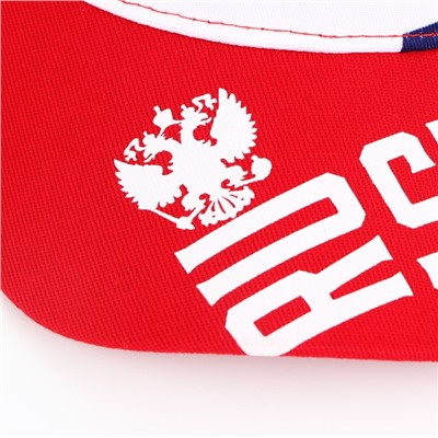 Кепка Ru sport, красная, р-р 56