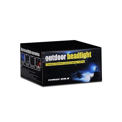 Фонарь налобный аккумуляторный, 400 мАч