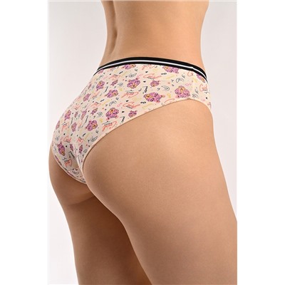 Женские трусы слипы из хлопка INDEFINI, 1235505