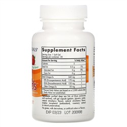 Nordic Naturals, омега для детей, для ежедневного употребления, со вкусом натуральных фруктов, 500 мг, 30 капсул