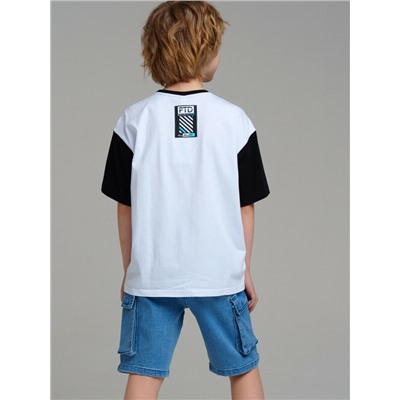 Шорты текстильные джинсовые для мальчиков