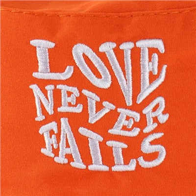 Панама Love, оранжевая, р-р 56