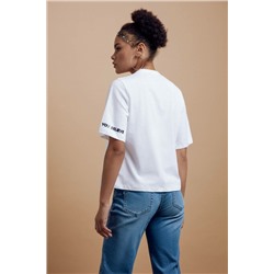 Джемпер женский CONTE Oversize-футболка из хлопка «Believe» LD 1658