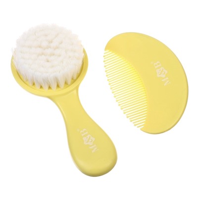 УЦЕНКА Расчёска детская, щётка для волос в наборе M&B, 2 шт., желтый