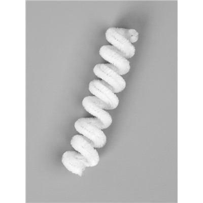 Синельная проволока, набор 100 шт, размер 1 шт 30х0,8 см, цвет белый