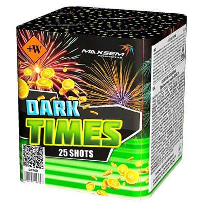 Батарея салютов "Dark Times" (0,8" х 25 залп.) * в кор. 16 шт. Срок до 01.02.30