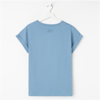 Футболка женская MIST basic, цвет индиго, размер 40-42