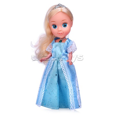 Кукла 25 см озвуч, Золушка, свет (амулет, рук и ноги сгиб, акс.)