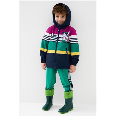 Куртка текстильная с полиуретановым покрытием для мальчиков (ветровка) PLAYTODAY, 1240303