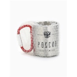 Кружка туристическая с карабином «Россия», 180 мл