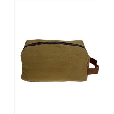 Мужская сумка - косметичка из текстиля, цвет коричневый