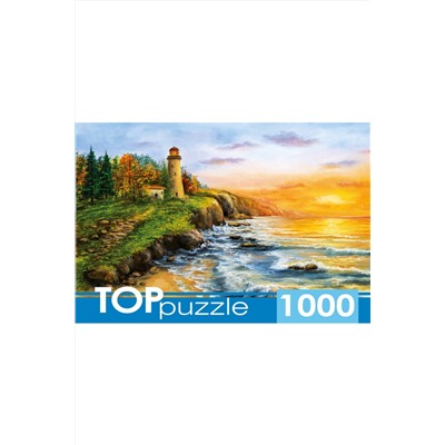 ПАЗЛЫ 1000 элементов. ШТТП1000-9858 Маяк на морском берегу