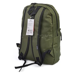 Рюкзак "Khaki" подростковый 40x29x17 см (14 л) 250 г, 1 отделение на молнии, 1 передний карман, темно-зеленый