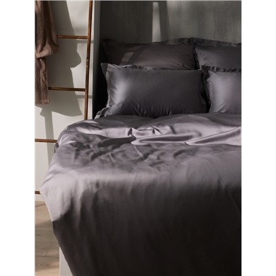 Пододеяльник 2-спальный SL Home Tencel, 180×220 см, серый, тенсель
