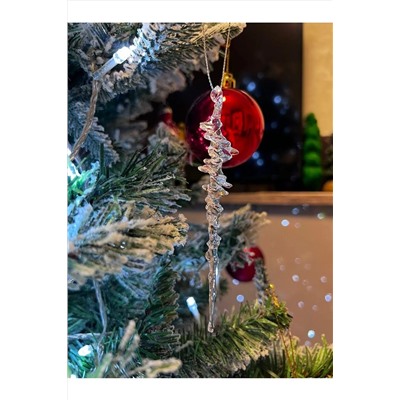 61117 Сосульки на елку прозрачные НАТАЛИ, 1205496