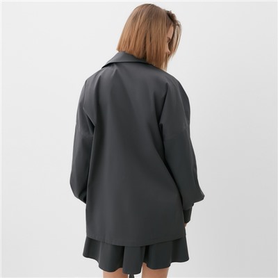 Пиджак женский MINAKU: Safari, цвет графит, размер 52