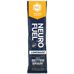 Natural Stacks, Neuro Fuel Lemonade, 20 Stick Packs, 0.17 oz ( 4.7 g) Each