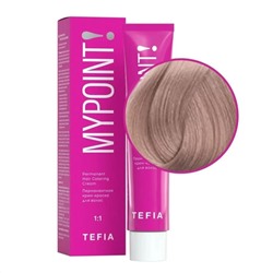 TEFIA Mypoint 9.6 Перманентная крем-краска для волос / Очень светлый блондин махагоновый, 60 мл 20129