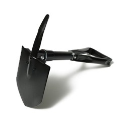 Лопата туристическая, складная, L=62 см, пилка, металлический черенок с ручкой, в чехле, МИКС, Greengo