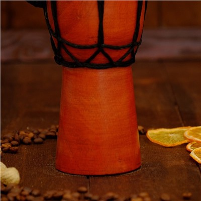 Сувенирный музыкальный инструмент барабан джембе «Классика», 20×12×12 см