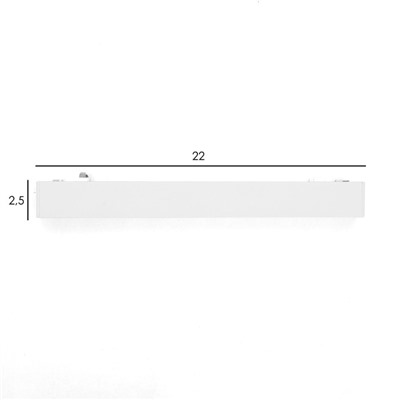 Светильник трековый ULTRA «Линза», светодиодный, 12 Вт, 48 В, 3000K-5700К, CRI90, 23×2.6×2.4 см, белый