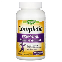 Nature's Way, Completia, мультивитамины для беременных, 240 таблеток