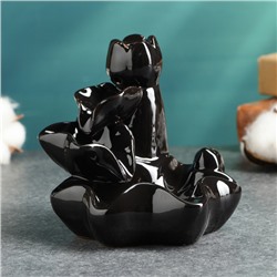 Подставка для благовоний TAKE IT EASY «Горные цветы», набор благовоний конусы, стелющийся дым, 10.5×9.5 см