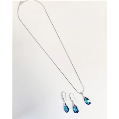 Комплект с кристаллами Swarovski