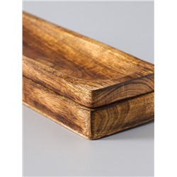 УЦЕНКА Подставка под благовония с хранением «Футляр», 31×10×5.5 см, дерево шишам