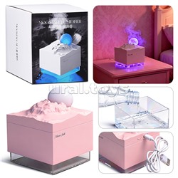 Светильник-увлажнитель "Луна" цвет розовый, в коробке