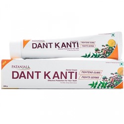 PATANJALI Dant Kanti ToothPaste/ Дант Канти Аюрведическая Зубная Паста 200г