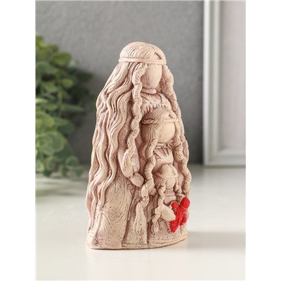 Фигурка гипс «Оберег Родовница», 12 см, эффект состаривания, слоновая кость