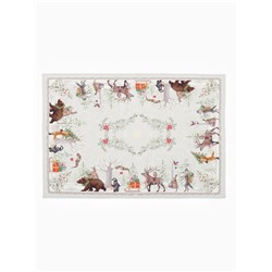 Скатерть «Этель. Новогоднее чудо», бежевая, 150×110 см ±3 см