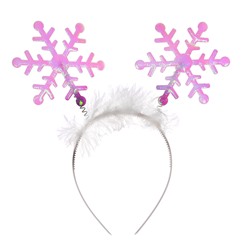 Карнавальный ободок «Снежинки», перелив МИКС