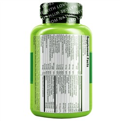 NATURELO, цельнопищевые витаминные жевательные мармеладки для детей, ягодный вкус, 90 жевательных мармеладок