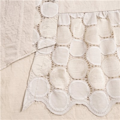 Рубашка вискозная, Кружевной повод (пульс сердца)