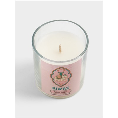 Свеча ароматическая в стекле «Роза», соевый воск, 120 г