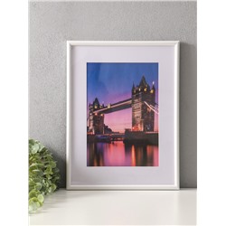 Фоторамка для фото 30×40 см, с паспарту 21×30 см, Vivo, белый