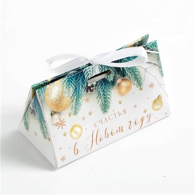 Бонбоньерка новогодняя «Новогоднее фото», 10×5.5×5.5 см, Новый год