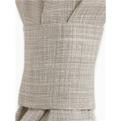 Шторы для кухни Доляна «Душевная кухня», 146×180 см - 2 шт., подхваты - 2 шт., 50% хлопок, 50% пэ