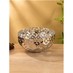 Миска гранёная, 25×25×12.5 см, нержавеющая сталь