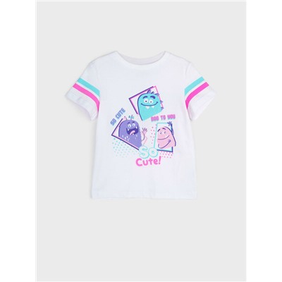 Фуфайка трикотажная для девочек (футболка)